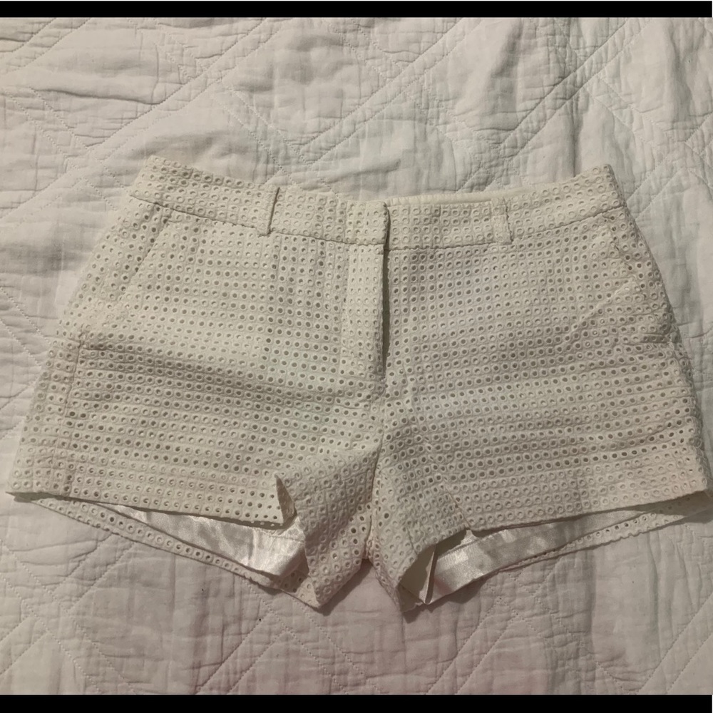 White shorts with nice design